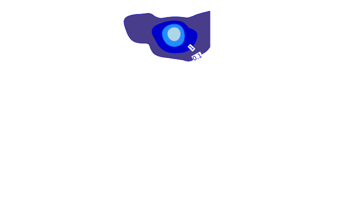 Carte pluie ARPEGE pour Le Cannet