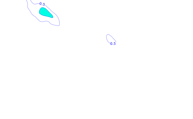 Carte pluie AROME pour Castillon