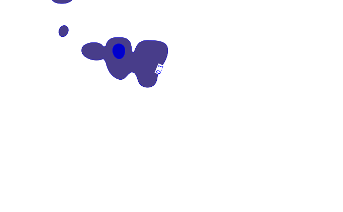 Carte pluie ARPEGE pour Peille