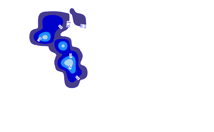 Carte pluie ARPEGE pour Ciamannacce