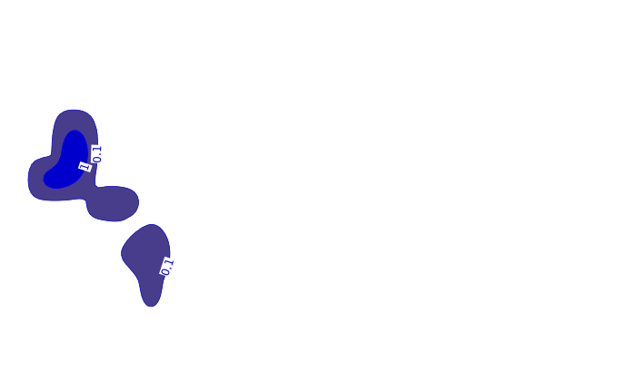 Carte pluie ARPEGE pour Ampriani
