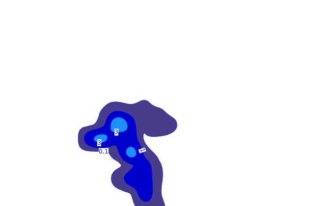 Carte pluie ARPEGE pour Avapessa