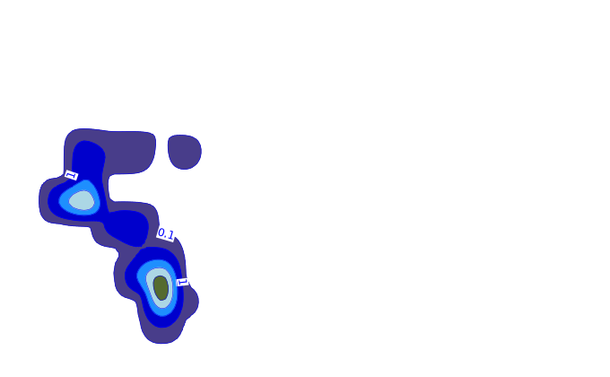 Carte pluie ARPEGE pour Carticasi