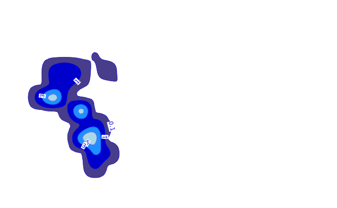 Carte pluie ARPEGE pour Erbajolo