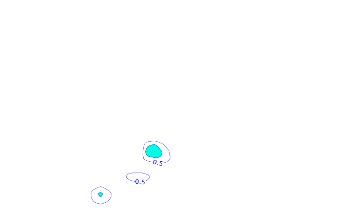 Carte pluie AROME-PI pour Lavatoggio