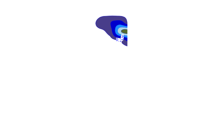 Carte pluie ARPEGE pour La Roque-Esclapon