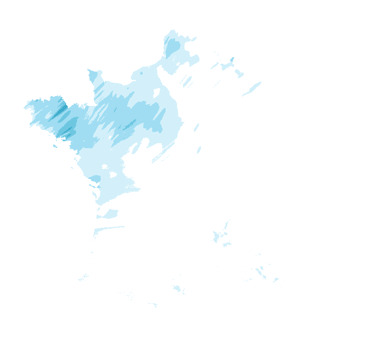 Carte de précipitations de 21 h 20 à 23 h 20 le 22 octobre 2026 (heure de Paris). Les zones hachurées correspondent à des valeurs non disponibles.