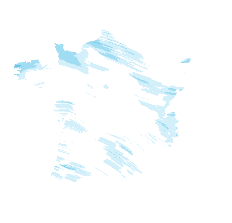 Carte de précipitations de 10 h 20 à 12 h 20 le 24 octobre 2026 (heure de Paris). Les zones hachurées correspondent à des valeurs non disponibles.