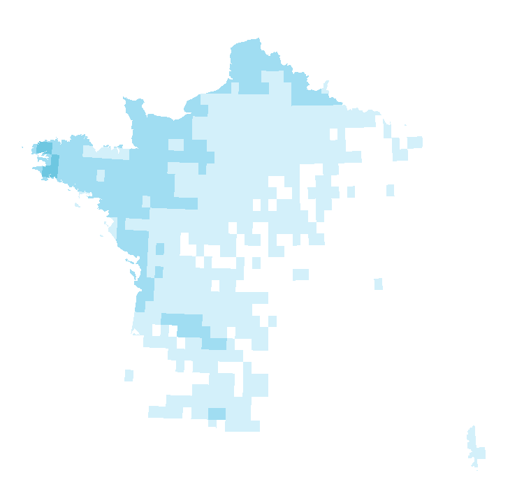 Carte de précipitations du 26 octobre 2026 à 1 h au 27 octobre 2026 à 1 h (heure de Paris). Les zones hachurées correspondent à des valeurs non disponibles.